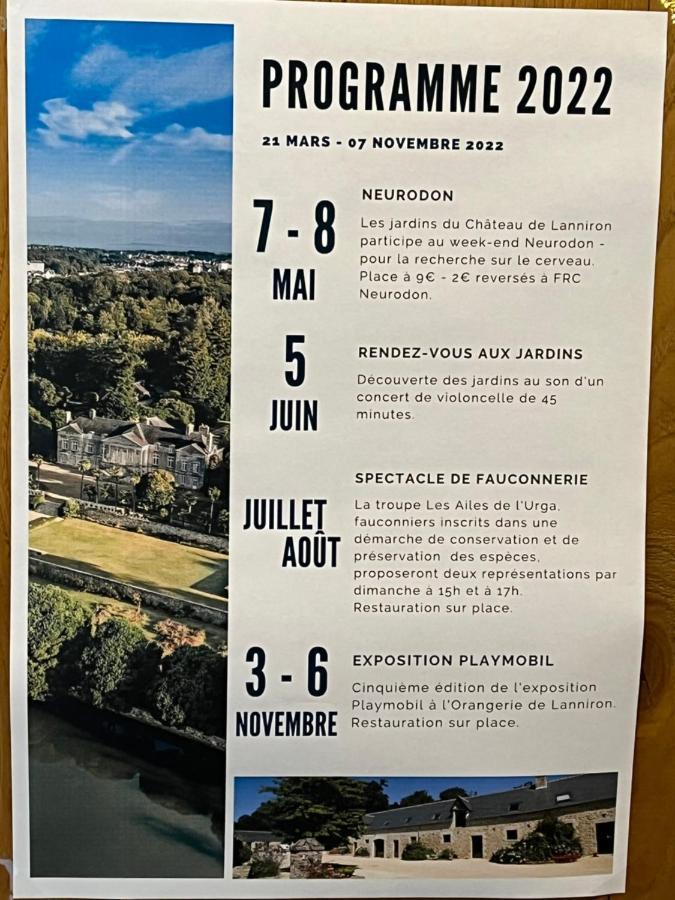 Mobilhome Tout Confort R10 Domaine De Lanniron Quimper Kültér fotó